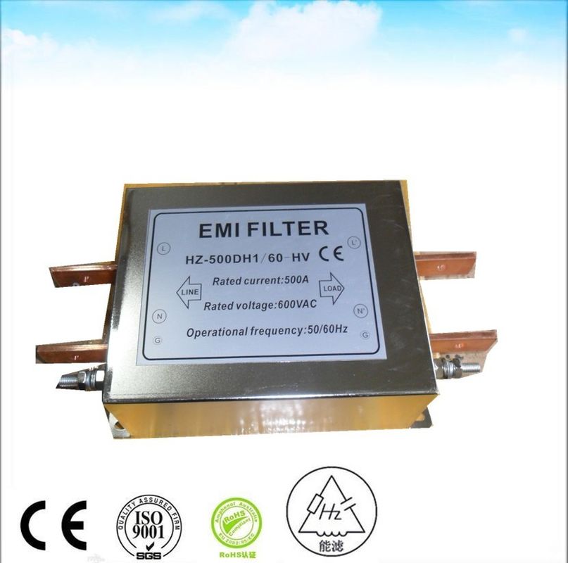 500VAC 300A Noise Single Phase Rfi Filter For Vfd Power Supply Iec Emi Filters high quality