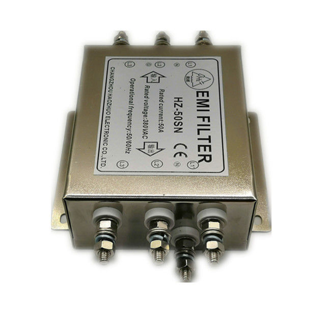 50A 380V AC 3 Phase Emi Filter Design Rf Interference Filter