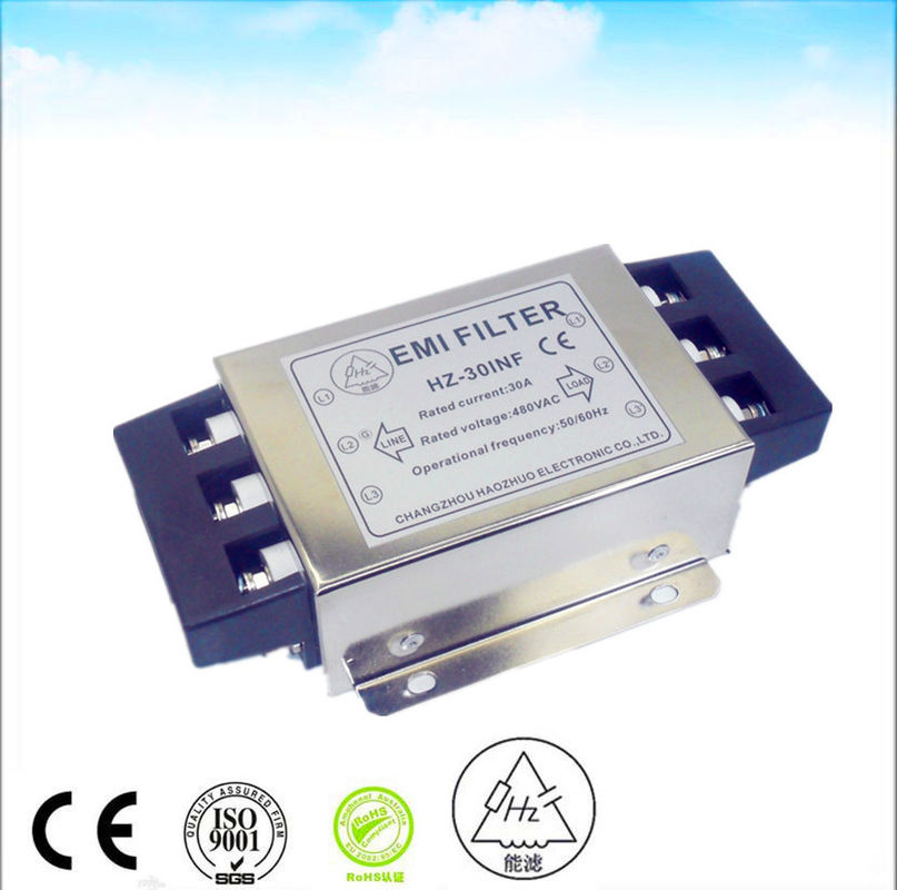380VAC 50A Output Noise Emc Suppression Filter 22KW Inverter Output Filter rfi rf shieled room