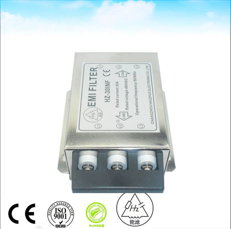 380VAC 50A Output Noise Emc Suppression Filter 22KW Inverter Output Filter rfi rf shieled room