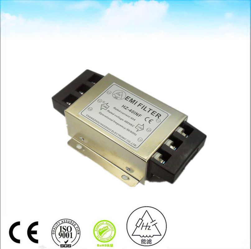 380VAC 50A Output Noise Emc Suppression Filter 22KW Inverter Output Filter rfi rf shieled room