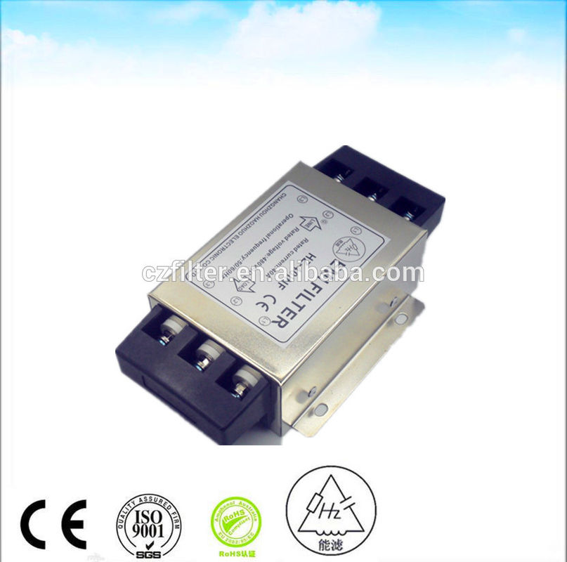 480vac 40A Output Rfi EMI Suppression Filter 15KW Inverter Noise Filter high quality