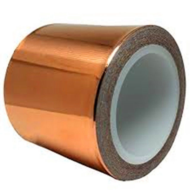 Thin 0.1 Mm RF EMI Shielding Copper Film Sheets For MRI Cage 1350mm