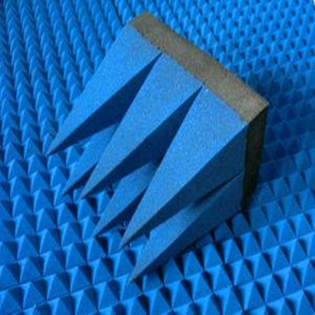 Polyurethane Magnetic RF Pyramid Absorber Foam Sheet Composite Electromagnetic Noise