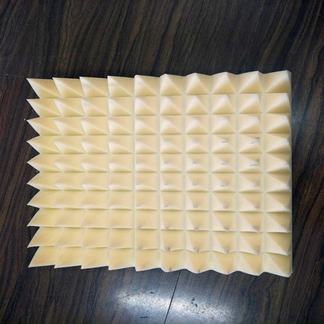 High Power Microwave Absorbing Foam Materials Rf Anechoic Chamber Absorber Material