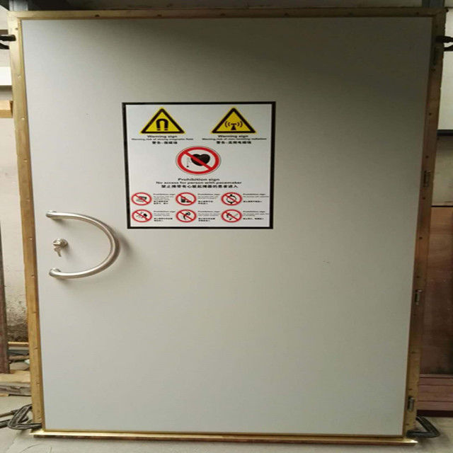 900x1900mm Galvanized Steel EMI RF Shielded Door For Faraday Cage high quality rf shielding room