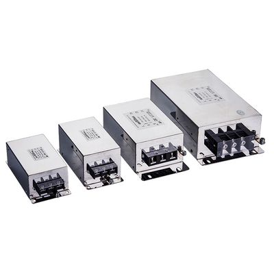 2 Lines Single Phase Dc Emi Power Line Filter  For Ac Power Supply