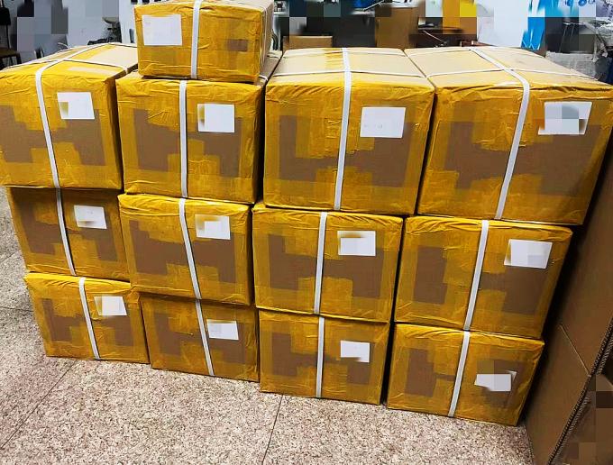 latest company news about 500 pcs emi filter for rf shielding delivery again  0