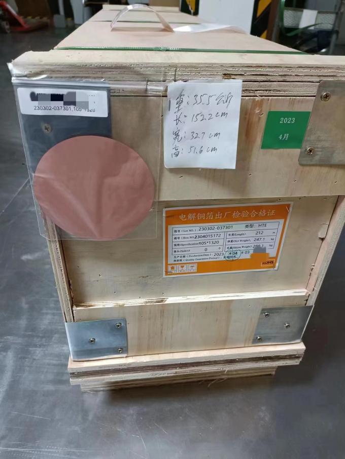latest company news about copper foil delivery  1