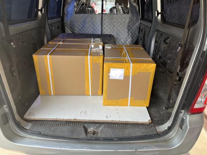 latest company news about knitted wire mesh delivery  0