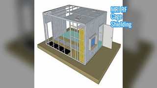 Custom MRI RF Shielding Room Cage